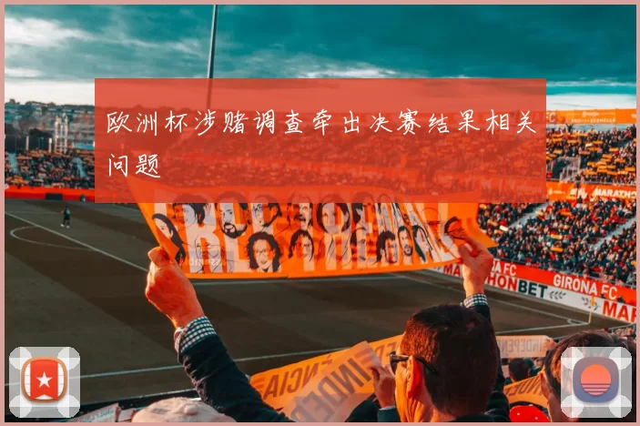 欧洲杯涉赌调查牵出决赛结果相关问题