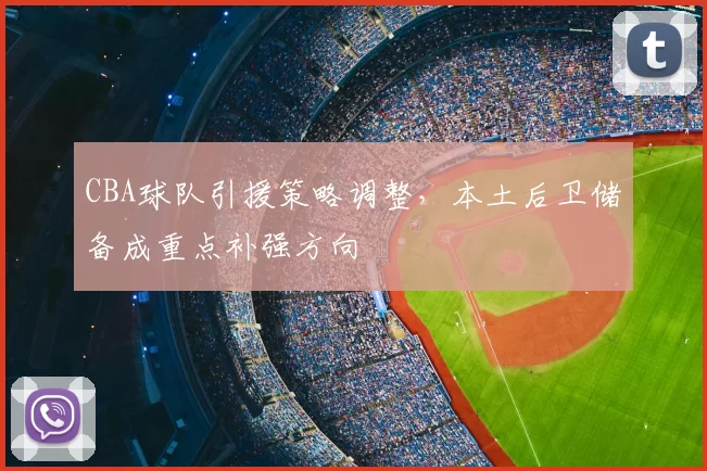 CBA球队引援策略调整,本土后卫储备成重点补强方向